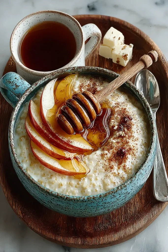 Gluten free kasha breakfast porridge