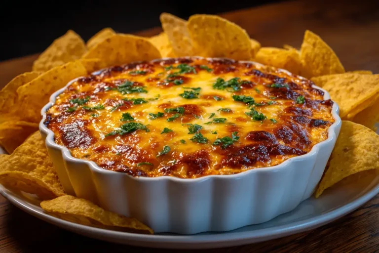 Crockpot Buffalo Chicken Dip hot and cheesy party recipe