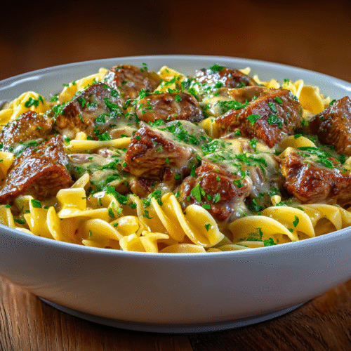 Crockpot Beef Stroganoff creamy recipe