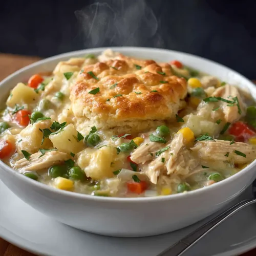 Crockpot Chicken Pot Pie creamy comfort meal