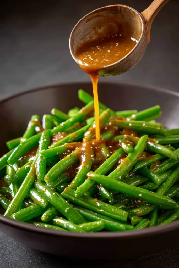 Mixing sauce for classic green bean casserole