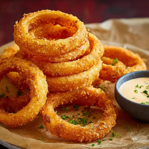 gluten free onion rings crispy golden